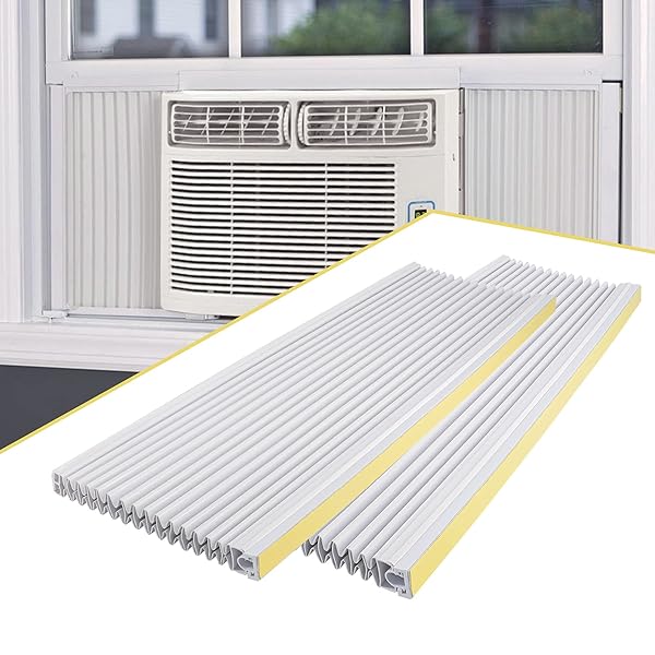 LBG Products "Upgrade Your Window AC: LBG Air Conditioner Side Panel Kit for 17" H x 10" W Units - 2 Pack Replacement Panels"