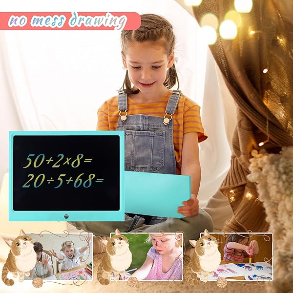 15-Inch LCD Writing Tablet for Kids - Colorful Doodle Board & Educational Toy for Ages 3-9 | Ideal Gift for Christmas & Birthdays! - Image 6