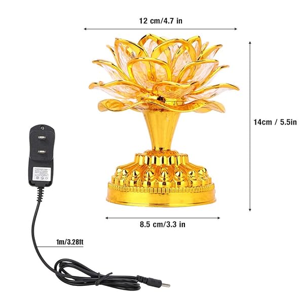 Colorful LED Buddha Night Light: 7 Colors, 36 Buddhist Songs, Perfect for Home, Office & Meditation - Image 2