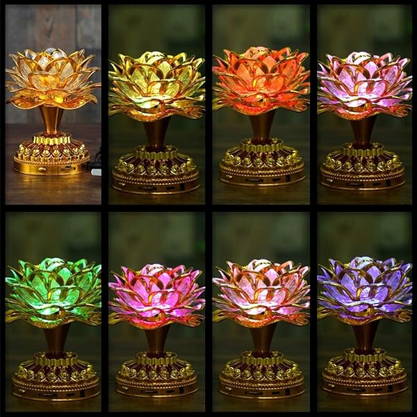 Colorful LED Buddha Night Light: 7 Colors, 36 Buddhist Songs, Perfect for Home, Office & Meditation - Image 5