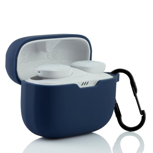 LEFXMOPHY 130NC Case Cover for JBL Tune 130NC TWS True Wireless Blue Silicone Protective Skin