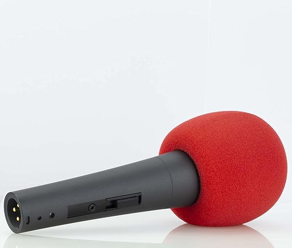 LEFXMOPHY SM58 Pop Filter & Foam Windscreen 3-Pack for Shure SM58/SM48 - Red Noise-Cancellation Mic Cover - Image 3