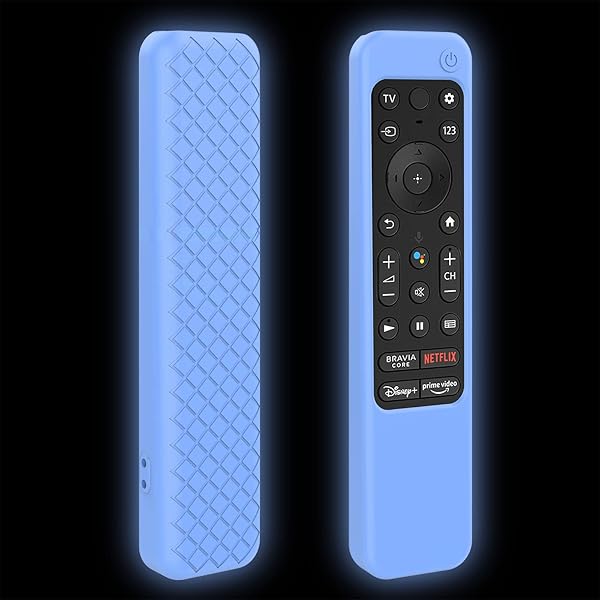 LEFXMOPHY TX900U Remote Case for Sony RMF-TX800U RMF-TX900U Voice Remote 2022, X85K X90K X93K X94K A80K A90K Series TV Remote Blue Silicone