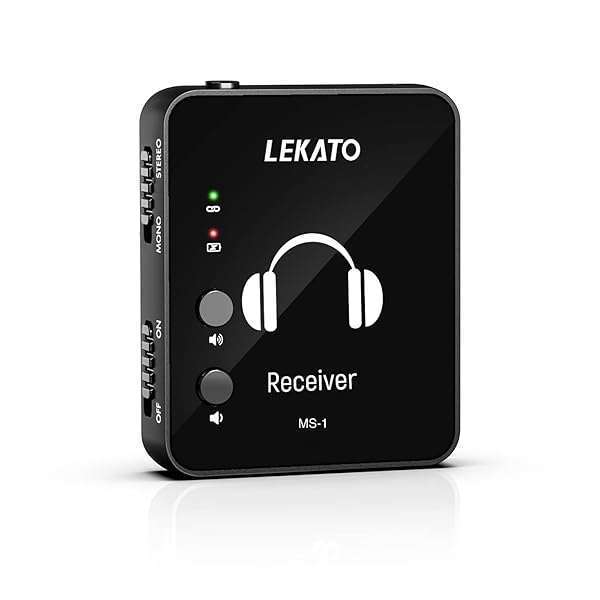LEKATO MS-1 Wireless In-Ear Monitor Receiver - High-Quality Sound & Performance