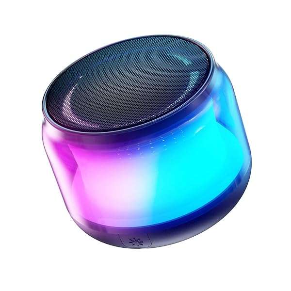 LENRUE Portable Bluetooth Speakers: Colorful Lights & Loud Sound - Perfect Mini Gifts for Kids, Teens & Women! - Image 2