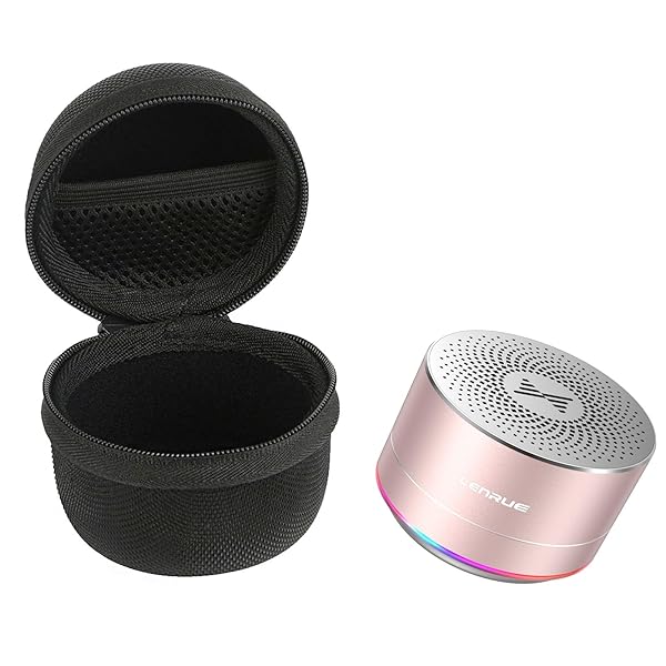 LENRUE Portable Wireless Bluetooth Speaker with Built-in-Mic,Handsfree Call,AUX Line,HD Sound and Bass for iPhone Ipad Android Smartphone and More