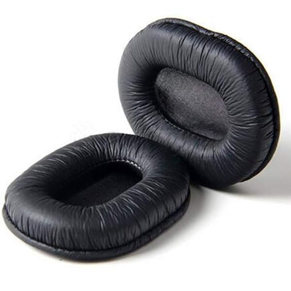 LINHUIPAD Replacement Earpads for Sony MDR-7506, MDR-7806, V6 & CD900ST - Comfortable Black Cushions