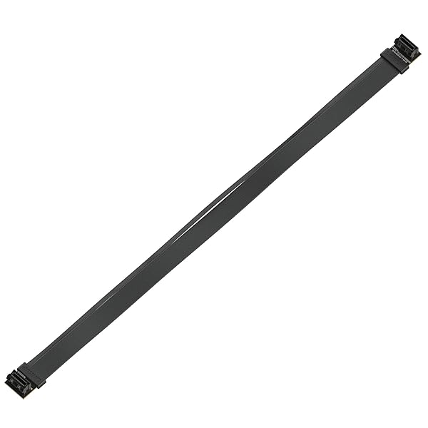 LINKUP 40cm Flexible SLI Bridge Cable for NVIDIA GPUs - High-Speed, Premium Shielding, 85 Ohm Design