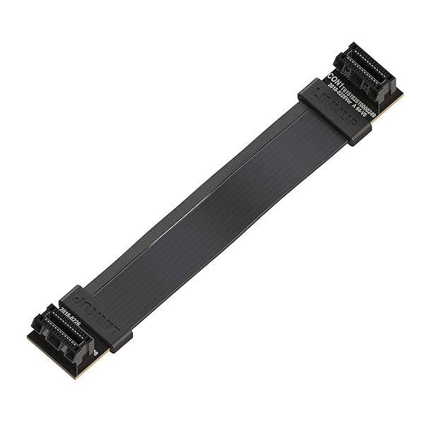 LINKUP 16cm Flexible SLI Bridge Cable for NVIDIA GPUs - High-Speed, Premium Shielding, 85 Ohm Design