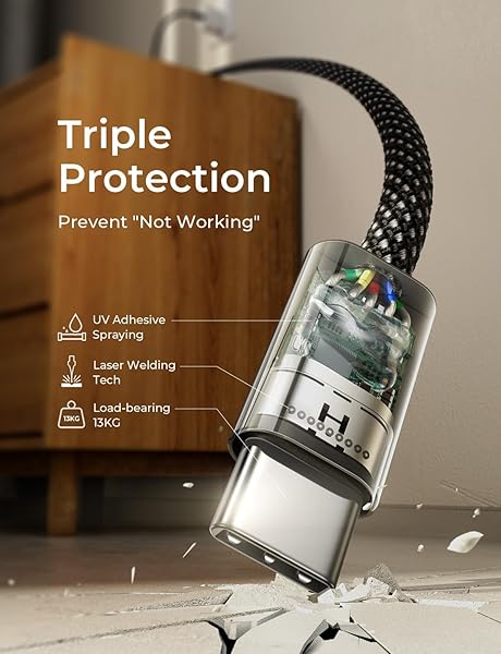 LISEN 60W USB C Cable 5-Pack 3.3FT Fast Charging Type C for Samsung S23 S22 Note 20 Ultra Google Pixel iPad Mini Pro MacBook Pro 2020 - Image 8