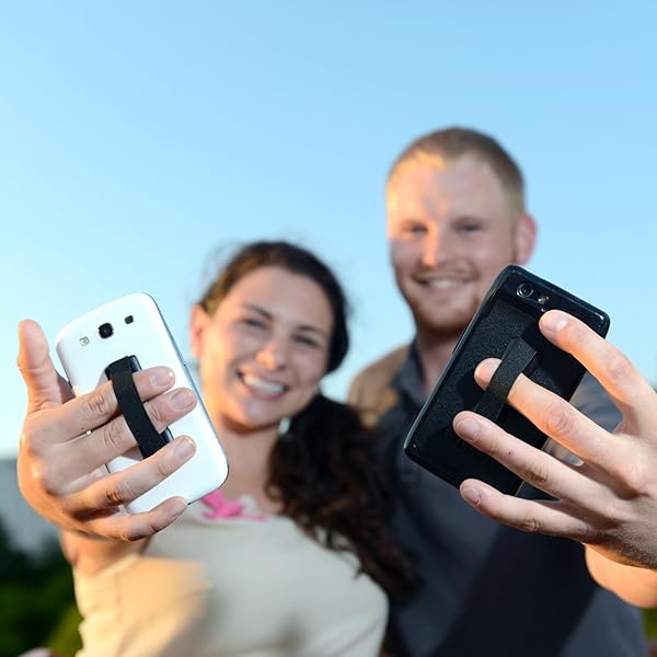 LOVEHANDLE Universal Phone Grip - Vintage Rose Design, Pack of 2 for Smartphones & Mini Tablets - Image 3