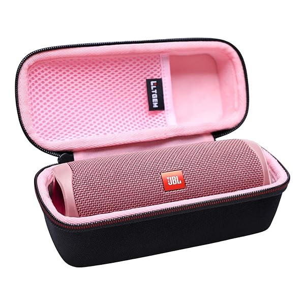 LTGEM EVA Travel Storage Hard Case for JBL FLIP 6 FLIP 5 Waterproof Portable Speaker Pink