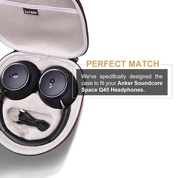 LTGEM Hard Case for Anker Soundcore Q45/Q35 Headphones - Durable Storage & Protection - Image 4