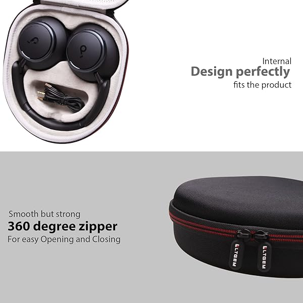 LTGEM Hard Case for Anker Soundcore Q45/Q35 Headphones - Durable Storage & Protection - Image 7
