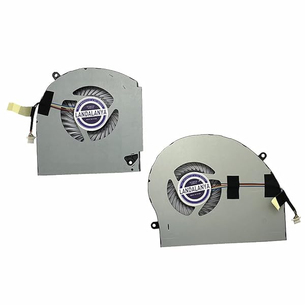 Landalanya Replacement CPU & GPU Cooling Fan for Dell Alienware 17 R4/R5 - MG75090V1-C060-S9A, 0K2PKV, 04RFW1