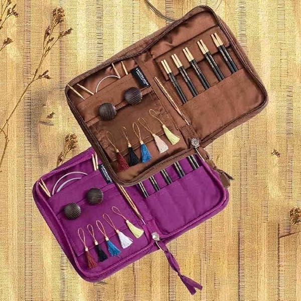 Lantern Moon Interchangeable Knitting Needle Set Heritage Sizes 3 to 8mm for Easy and Versatile Knitting - Image 6