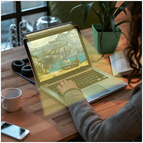Laptop Monitor Light Bar USB Powered LED with 3 Color Temperature Modes for Eye Care Portable for Work Office and Travel - Image 3