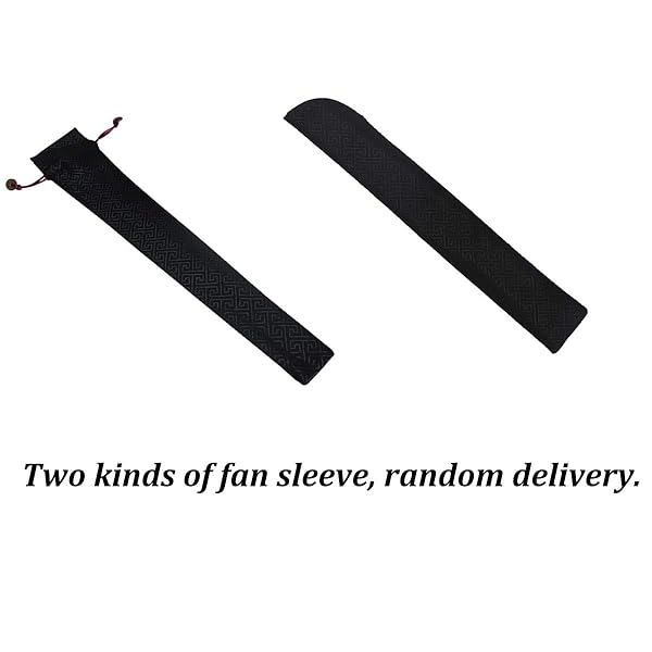 Large Folding Fan with Chinese Traditional Painting Bamboo Fabric Hand Fans for Performance Decorations and Gifts 13inch Mountain Water - Image 7