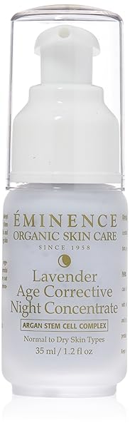 Shop Eminence Lavender Age Corrective Night Concentrate Serum - 1.2 oz for Unisex Skincare - Image 2