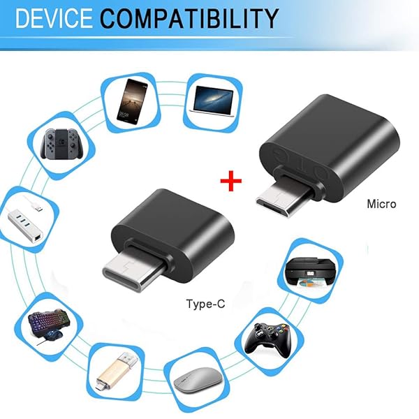 Leizhan 64GB USB Flash Drive 2 in 1 Type-C USB Memory Stick with Adapters for Most Devices Gold - Image 4