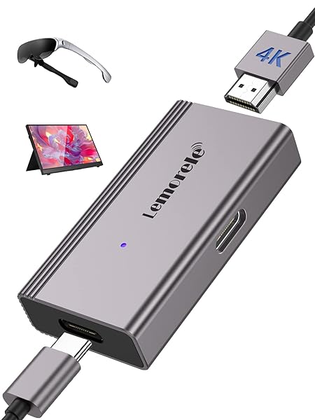 4K HDMI to USB-C Adapter for RayNeo, XREAL Air, PS5, Xbox & More - Fast 60Hz Performance - Image 2