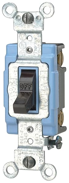 Leviton 1201-2 Small Brown: Durable Electrical Outlet Cover for Home & Office Use