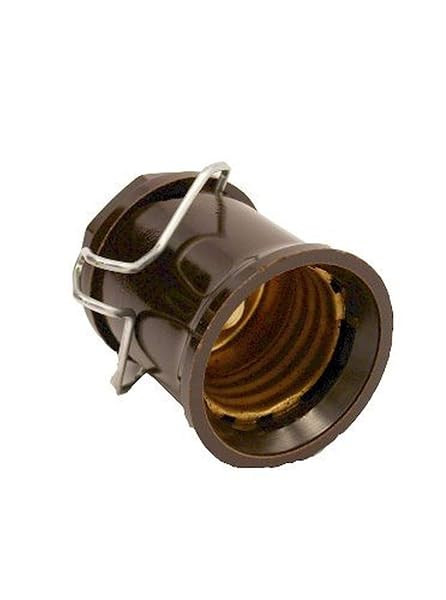 Leviton Leviton 167 Medium Base Keyless Lampholder - Black Phenolic, 25 Pack for Easy Lighting Solutions