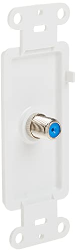 Leviton 40681-W F Connector Decora Insert - White | High-Quality Wall Plate for Home Networking - Image 3
