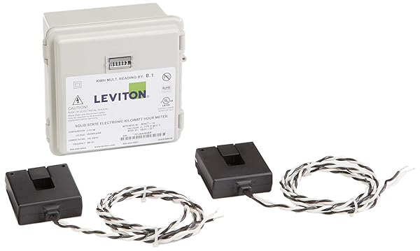 Leviton Leviton MO240-1W Outdoor Mechanical Counter 100A with Mini Meter Kit - 120/208/240V 2P3W