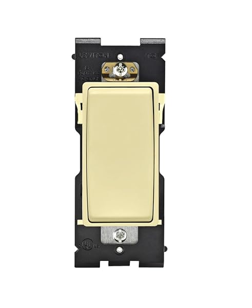 Leviton RE153-CS Renu 3-Way Switch - 15A, 120/277VAC, Corn Silk | Smart Home Upgrade