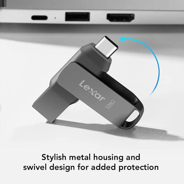 Lexar 128GB Dual Drive D400: Fast USB 3.2 Type-C & Type-A Flash Drive for iPhone 15 Photo Backup - Image 8