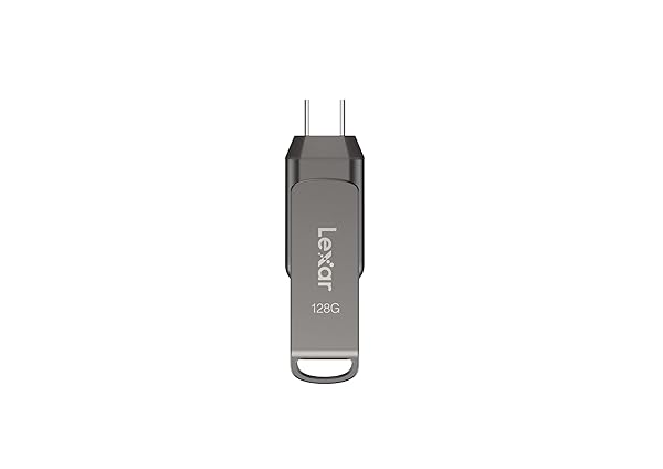 Lexar 128GB Dual Drive D400: Fast USB 3.2 Type-C & Type-A Flash Drive for iPhone 15 Photo Backup