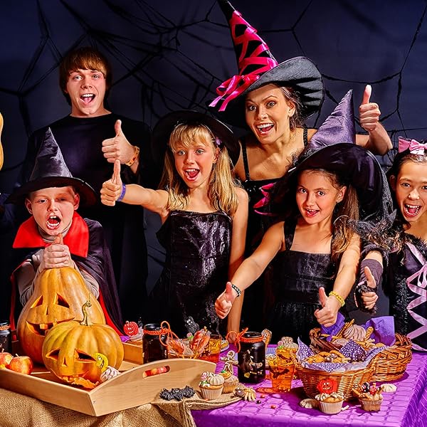 Libima 96 Pcs Halloween Rubber Bracelets Bulk Party Favors Silicone Wristbands for Trick or Treat Goodie Bags and Party Decorations - Image 6