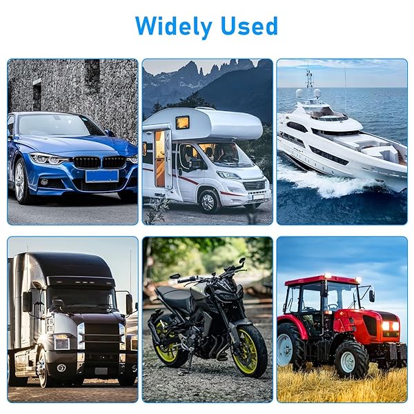 Linkstyle 2PCS DC 12V 24V Voltage Meter, 4V-100V Battery Voltmeter Gauge, Car Voltage Gauge LED Digital Display for Car Boat Motorcycle Truck - Image 7