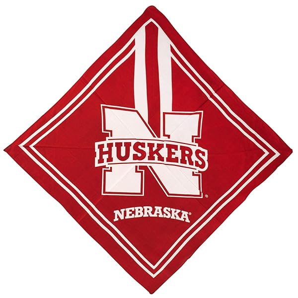 Shop Little Earth NCAA Nebraska Cornhuskers Fandana - Full Color, Perfect for Game Day! - Image 2