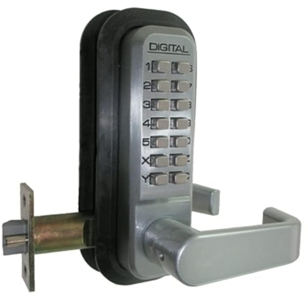 Lockey USA Lockey USA 2835JB Keyless Lever Lock - Durable Jet Black Mechanical Security Solution