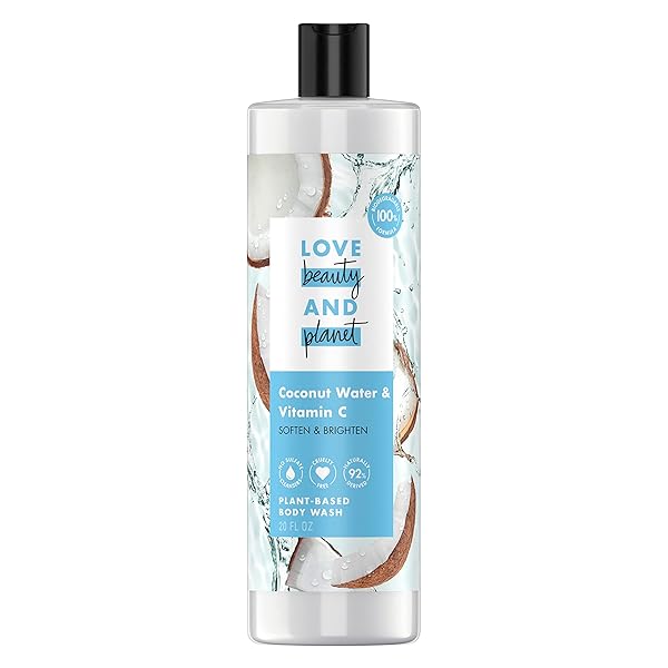 Love Beauty and Planet Plant-Based Body Wash: Coconut Water & Vitamin C for Radiant Skin