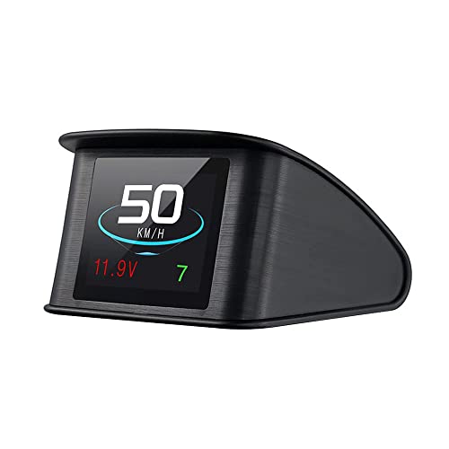Lttrbx T600 Universal Car HUD Head Up Display Digital GPS Speedometer with Brake Test Overspeed Alarm for All Vehicles