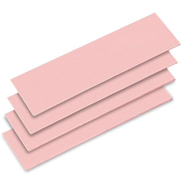 4 Pack M.2 SSD Thermal Pads 120x20mm - 15W GPU/CPU Cooling (1mm & 1.5mm) for NVME & Laptop Heatsinks