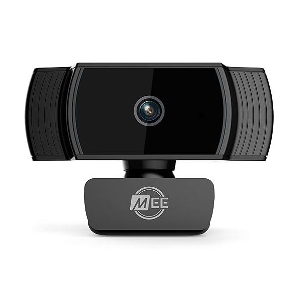 MEE audio C6A 1080p HD Webcam with Microphone for Video Calling on PC Mac Laptop with Autofocus Low Light Correction and 360 Degree Rotation