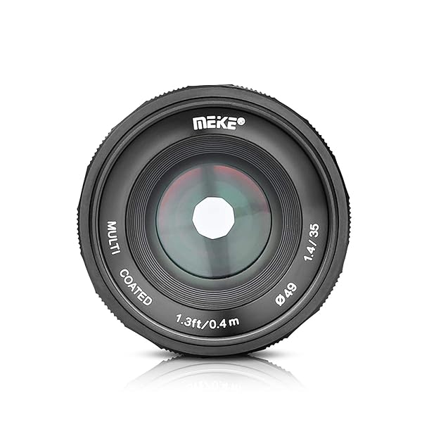 MEIKE MK-35mm F/1.4 Lens for Olympus & Panasonic M4/3 Cameras - Manual Focus, Large Aperture