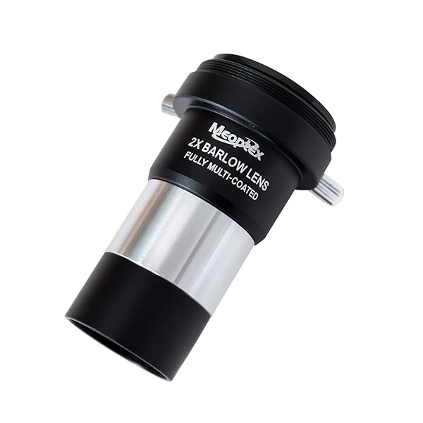 "MEOPTEX 1.25" 2X Barlow Lens - Dual Elements, M42 & Filter Thread, FMC Coating for Enhanced Clarity" - Image 3