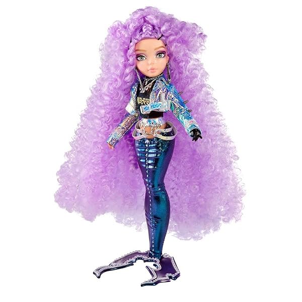 MERMAZE MERMAIDZ Color Change Doll: Stylish Riviera Mermaid with Accessories for Kids Ages 4-12 - Perfect Gift! - Image 8