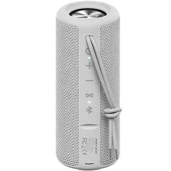 MIATONE Waterproof Bluetooth Boombox Speaker - Portable Shower Speaker in Grey