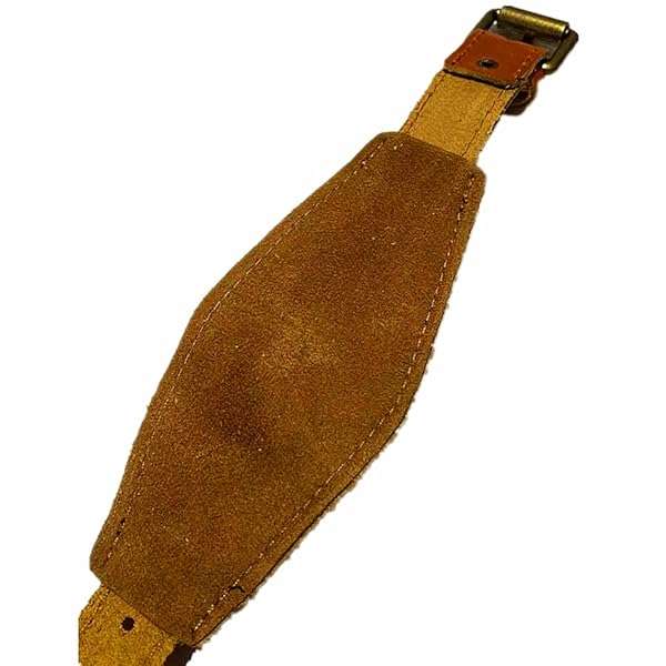 MINILUJIA Vintage Retro Punk Men's Wrist Watch - Big Face Bronze Dial & Wide Genuine Leather Cuff Band - Image 4