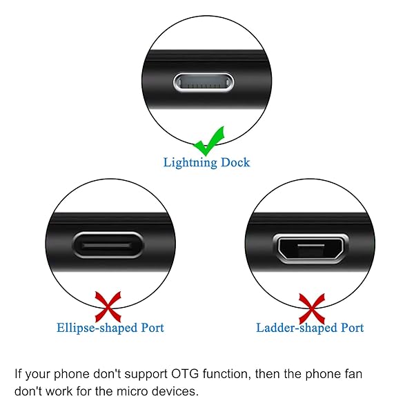 MIUOLV iPhone Fan 6 Pack: Portable Colorful Mobile Fans for iPhone 14/13/12/11/X - Stay Cool Anywhere! - Image 5