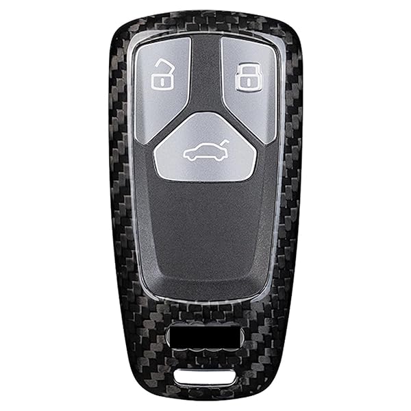 M.JVisun Buy M.JVisun Carbon Fiber Key Fob Cover for Audi Models - Stylish & Durable Protection for Smart Remotes