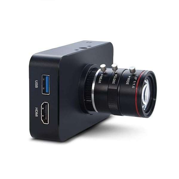 Buy MOKOSE 12MP HDMI Camera - 1080P USB HD Streaming & 4K@30FPS with 6-12mm Manual Zoom Lens for Teaching & Recording