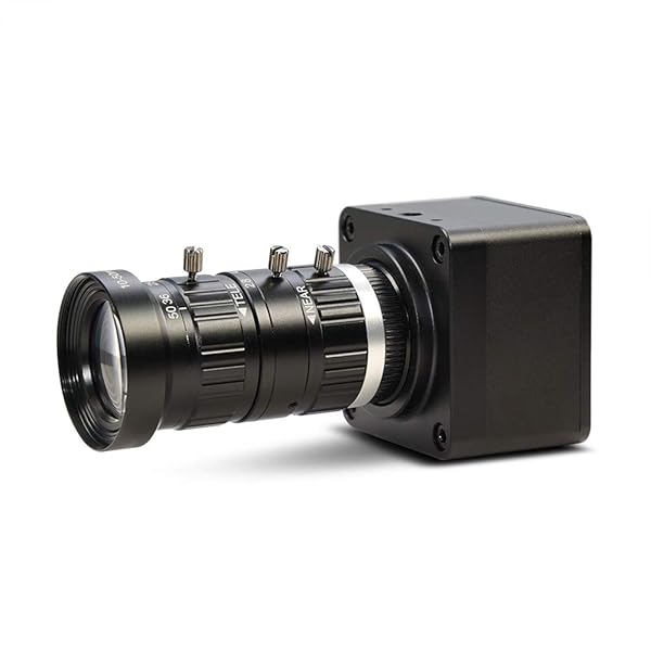 MOKOSE USB Webcam 4K 30fps C-Mount Telephoto Zoom Lens Compatible with Windows Mac OS X Linux