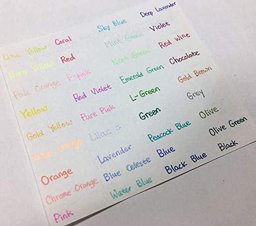 MONAMI Plus 3000 Felt Tip Pens - 24 Assorted Colors, Fine Point 0.4mm for Coloring, Drawing & Journaling - Image 6